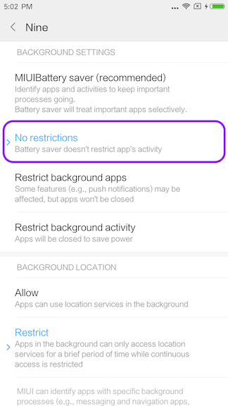 How to turn off background restriction on the Xiaomi devices | Android - FAQ How to turn off background restriction on the Xiaomi devices | Android - FAQ